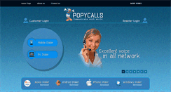 Desktop Screenshot of popycalls.net